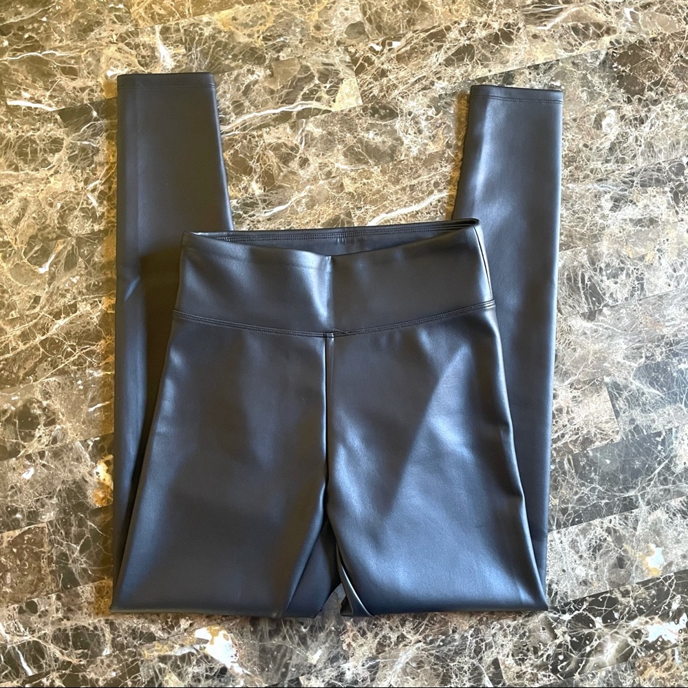 Express High Waisted Faux Leather Leggings S/P